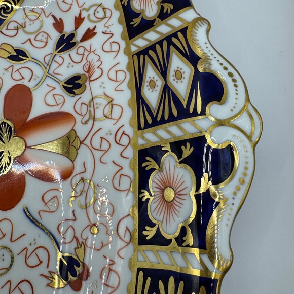 Royal Crown Derby Imari 2451 Square Cake Plate. Vintage Imari 10.5" Square Plate - Picture 9 of 12